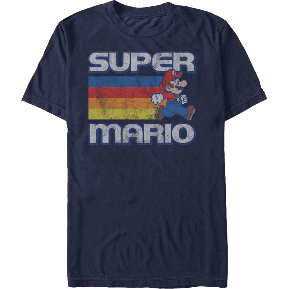 Retro Running Super Mario Bros Tshirt